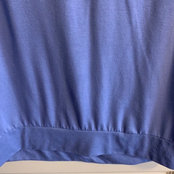 Aerie Women's Comfort Clothing Size S Long Sleeve V-neck Blue Top Size S - Picture 4 of 5